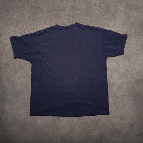 REEBOK VINTAGE T SHIRT MENS NAVY XL - Picture 4 of 4
